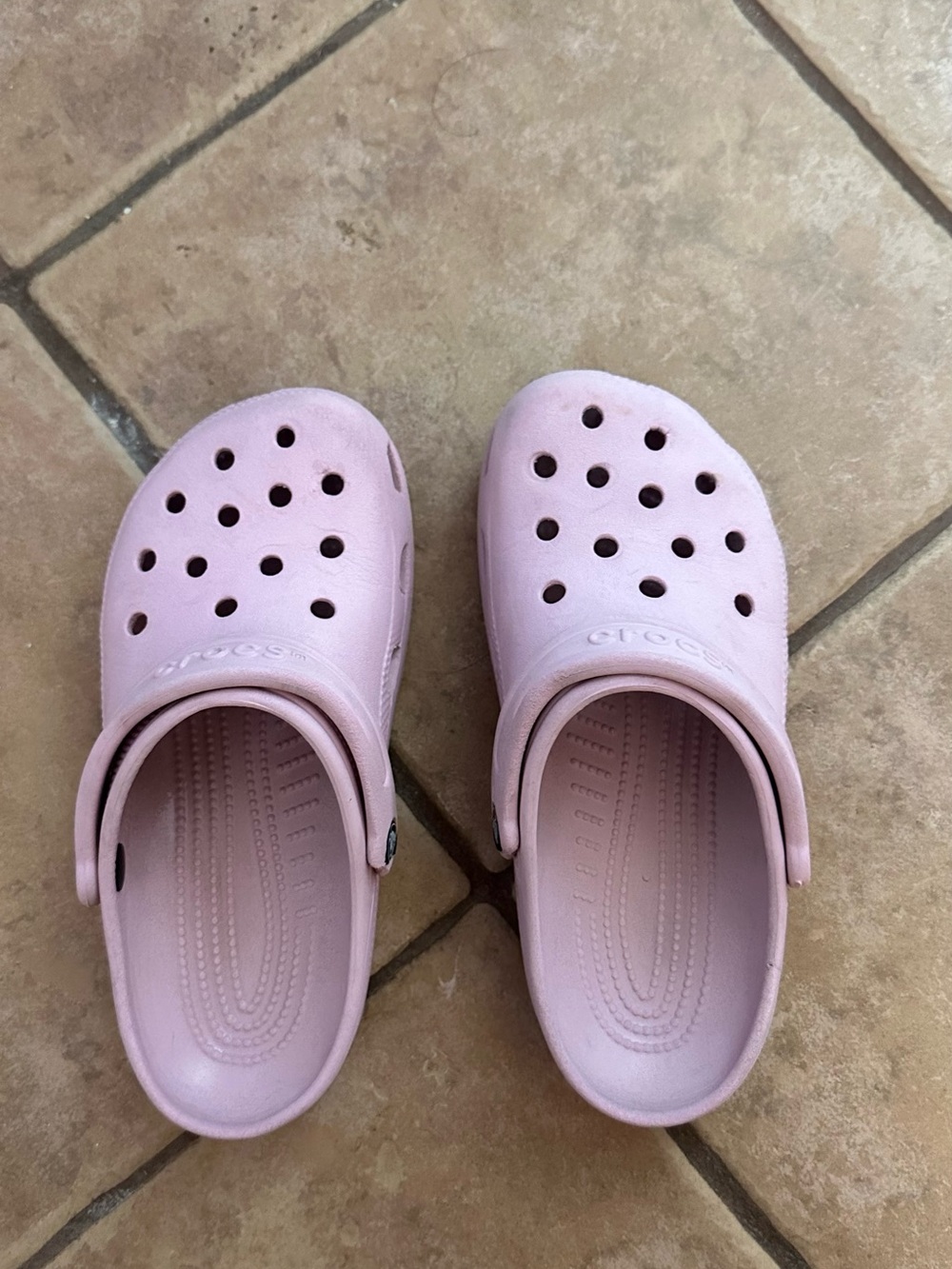CROCS Kids Classic Clog in Pale Pink